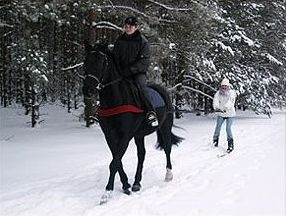Skiskiring na Kaszubach - w Debrzynie