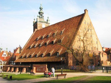 Wielki Młyn w Gdańsku należał do największych obiektów przemysłowych średniowiecznej Europy - zdjęcie archiwalne
