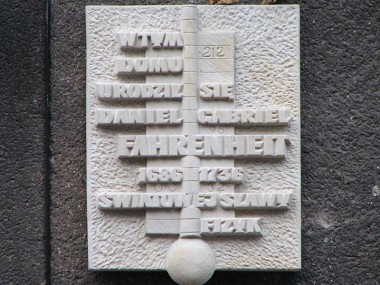 Daniel Gabriel Fahrenheit - wynalazca termometru rtęciowego - urodził się w Gdańsku
