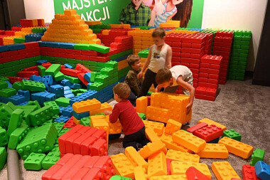 Klockownia Gdańsk atrakcje dla dzieci klocki Lego Imagination Playground magnetyczne JollyHeap