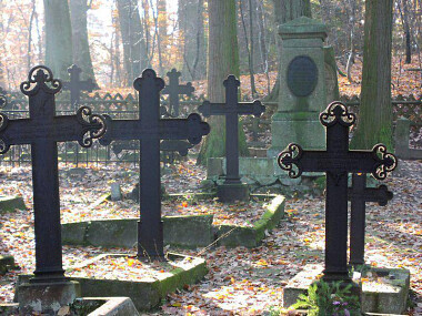 Cmentarz Leśników Pyszno Rezerwat Bukowa Góra