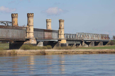 Most w Tczewie na Wiśle najstarsza konstrukcja na świecie