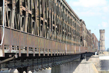 Most w Tczewie na Wiśle najstarsza konstrukcja na świecie