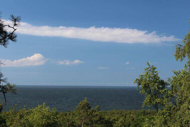 Wielbłądzi Garb Krynica Morska - punkt widokowy nad morzem - widok na morze