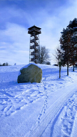 Wieża Lemana w zimie - fot. K. Leman