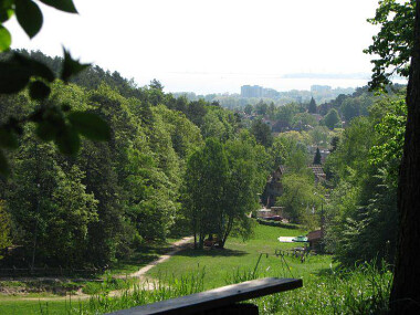 Łysa Góra Sopot punkt widokowy piękne miejsce na piknik spacer w Sopocie