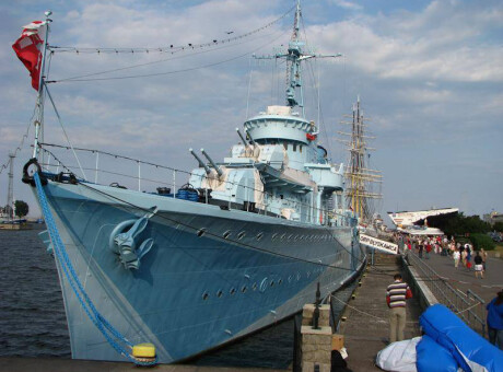 Niszczyciel Błyskawica Gdynia - okręt muzeum