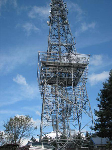 Wieża widokowa Góra Donas Gdynia punkt widokowy na wieży telefonii komórkowej