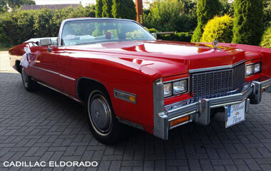 Muzeum Motoryzacji Amerykańskiej w Kościerzynie poleca do ślubu - Cadillac Eldorado