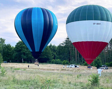 Balony gotowe do startu  - okolice Wejherowa - fot. Balonem.pl