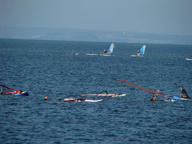 Szkoła windsurfingu -  zajęcia na Zatoce Puckiej