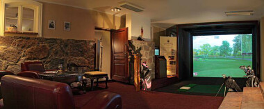 Symulator golfa w Hotelu SPA Pałacu Wieniawa**** w Rekowie Górnym koło Wejherowa