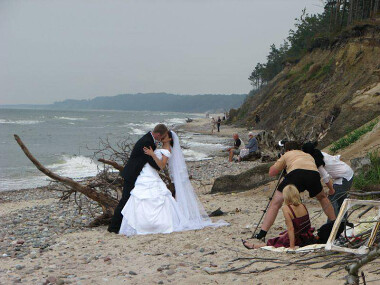 Romantyczne miejsce nad morzem - klif w Orzechowie - w sam raz na romantyczny weekend we dwoje.