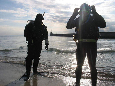 Szkolenia, kursy nurkowania Zatoka Pucka Hel - fot. Formoza - RIB