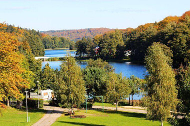 Jezioro Przywidzkie - największa atrakcja Przywidza