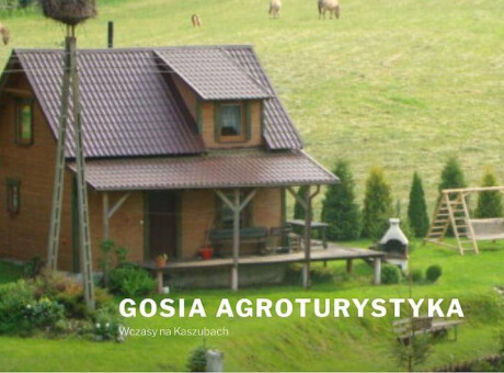 Agroturystyka Gosia - całoroczne domki 🏠🏠 do wynajęcia na Kaszubach + sauna