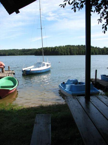 Weekend wakacje nad jeziorem w pomorskim Kwatery U Marka domek apartament Lemany Kaszuby
