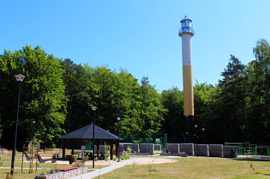 Ośrodek Leśnik Ustka Orzechowo wieża pożarowa obserwacyjna widokowa w Orzechowie Nadleśnictwo Ustka