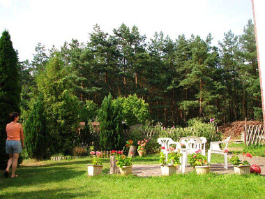 Dom W Lesie Sztum pokoje gościnne ogród wędkowanie akceptacja zwierząt