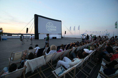 Kino letnie nad morzem - w Sopocie