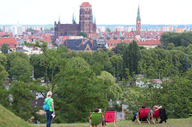 Hevelianum - stąd roztacza się tak piękny widok na Gdańsk
