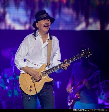 Carlos Santana podczas Festiwalu Legend Rocka w Dolinie Charlotty