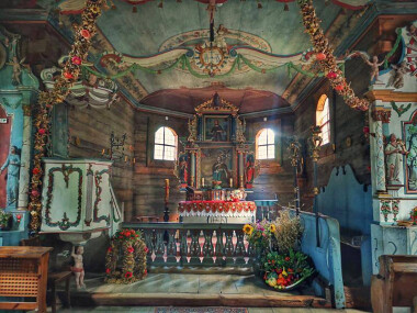 Kościółek św. Barbary na terenie  Muzeum we Wdzydzach - fot. Ewelina Karczewska-Luhm