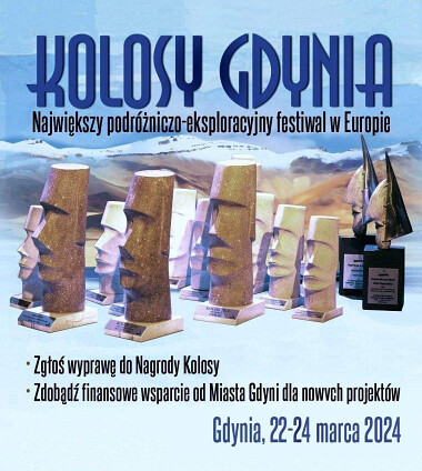 KOLOSY Gdynia edycja 2024 - Ogólnopolskie Spotkania Podróżników, Żeglarzy i Alpinistów