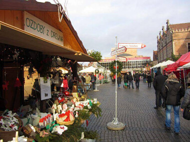 Jarmark Bożonarodzeniowy Gdańsk - stoiska na Targu Węglowym