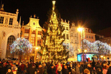 Gdańska Choinka zapalana na otwarcie Jarmarku Bożonarodzeniowego