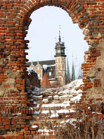 Gdańsk Wyspa Spichrzów archiwalne ruiny (16)