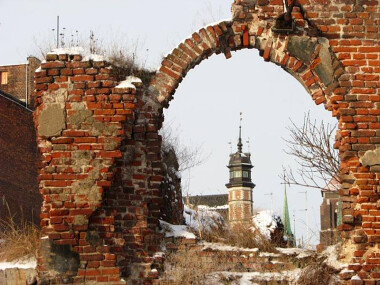 Gdańsk Wyspa Spichrzów archiwalne ruiny (12)