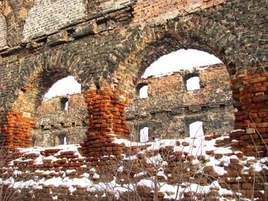 Gdańsk Wyspa Spichrzów archiwalne ruiny (10)