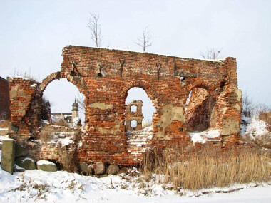 Gdańsk Wyspa Spichrzów archiwalne ruiny (13)