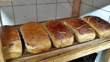 Świeżo upieczony chleb 🍞 - poleca Willa Tradycja - smacznego!