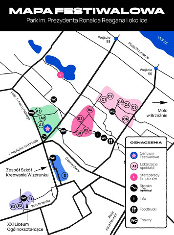 FETA 2024 Gdańsk - mapa festiwalowa