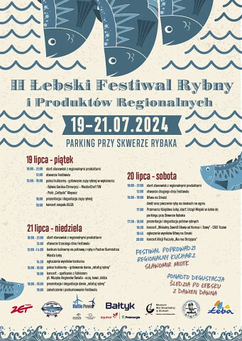 II Łebski Festiwal Rybny i Produktów Regionalnych - program 2024