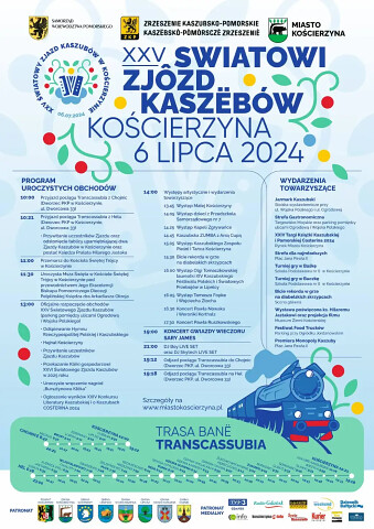 XXV Światowy Zjazd Kaszubów Kościerzyna 2024 - program 6 lipca