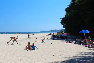 Rozewie - plaża przy Łebskim Źlebie