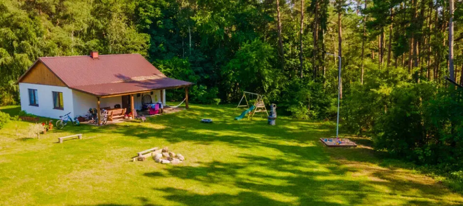 Agroturystyka Zacisze - domek i pokoje z wygodami, blisko jeziora, przy lesie