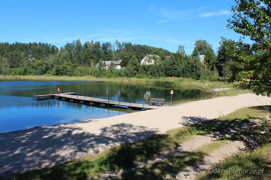 Wojsk - plaża i kąpielisko nad jeziorem