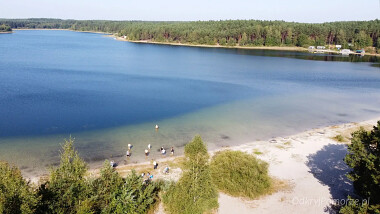 Jezioro Drzęczno - plaża i kąpielisko