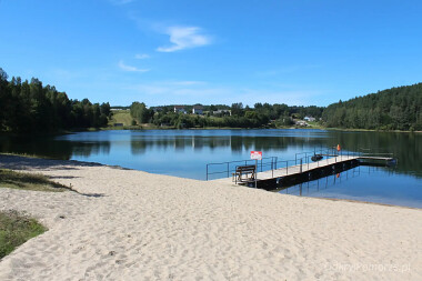 Wojsk - plaża nad Jeziorem Głębokim