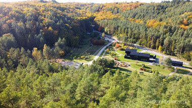 Leśny Ogród  Botaniczny Gdynia Marszewo - widok na centralną część parkową