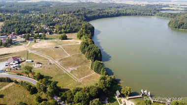 Kąpielisko Struga i Jezioro Wielkie w gminie Stara Kiszewa, powiat Kościerzyna