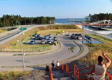 Przekop Mierzei Wiślanej - Kanał Nowy Świat - Skowronki - parking przy punkcie widokowym