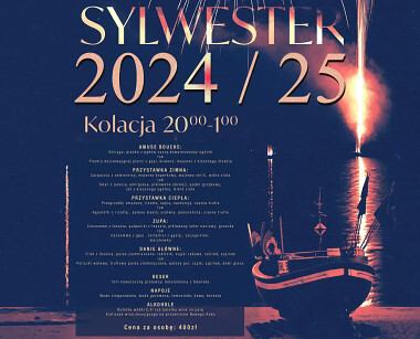 Tawerna Orłowska -  kolacja, Sylwester nad morzem 2024/2025 - Gdynia Orłowo