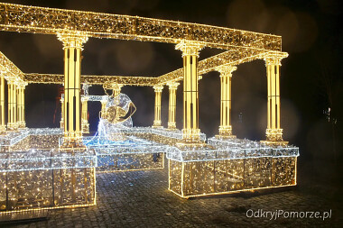 Lumina Park - iluminacje w Pruszczu Gdańskim - rzymskie termy