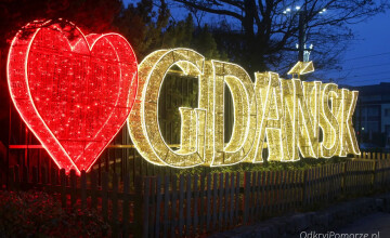 Iluminacje w Parku Oliwskim
