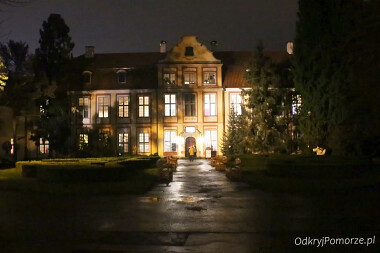 Iluminacje Gdańsk Oliwa - Pałac Opatów - Muzeum Sztuki Współczesnej